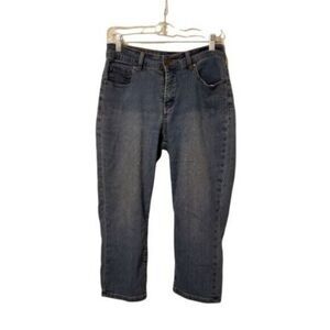 Jeanerosity Womens Size 6 Blue  Solid Crop Jeans